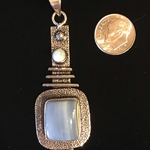 Jewelry - Owyhee Opal and Larimar Pendant
